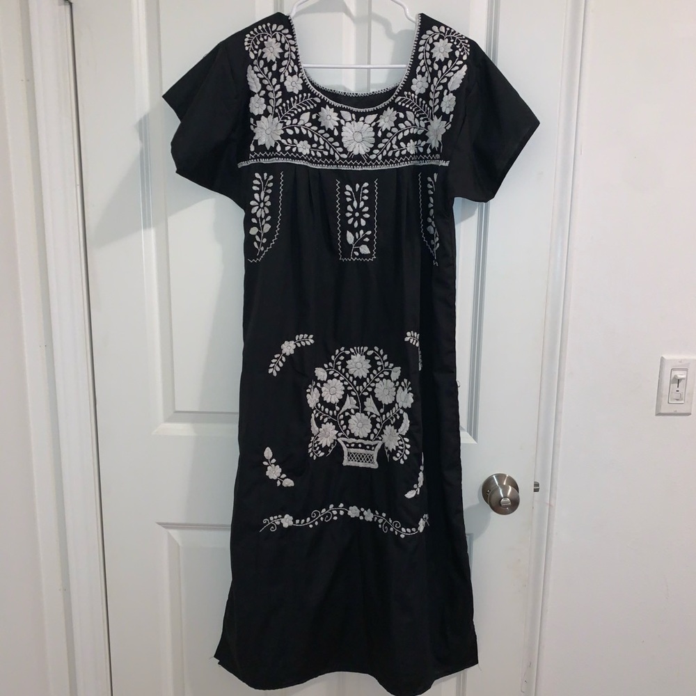 Mexican embroidered dress.